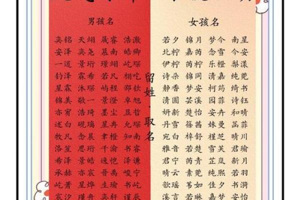 起名攻略：巧用这些元素为宝宝命名增色添彩