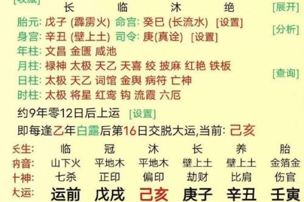 生辰八字与五行：揭示你的人生轨迹