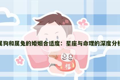 属狗和属兔的婚姻合适度：星座与命理的深度分析